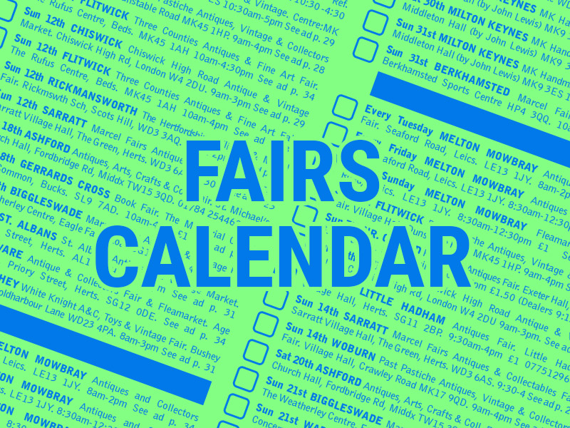 Fairs calendar